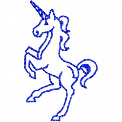 Horses Embroidery Design 9